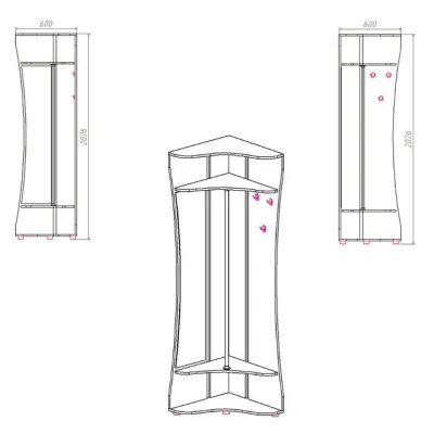 Передпокій Марія Компанит Дуб сонома