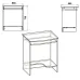 Стол компьютерный СКМ-13 Компанит Орех экко