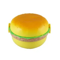Ланч-бокс No Brand Hamburger 12.5x9 см 1 л Жовтий (987374) Ланч-бокс No Brand Hamburger 12.5x9 см 1 л Жовтий (987374)