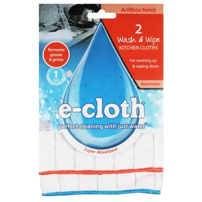 Кухонні серветки E-Cloth 2 Wash & Wipe 206410 (3614) Кухонні серветки E-Cloth 2 Wash & Wipe 206410 (3614)
