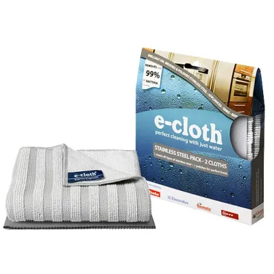 Серветки мікрофібра для очищення сталі E-Cloth Stainless Steel Pack 204508 (2957) Серветки мікрофібра для очищення сталі E-Cloth Stainless Steel Pack 204508 (2957)