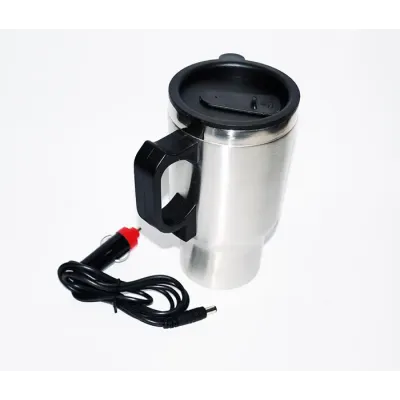 Термокухоль з підігрівом Electric Mug 12 V Сріблястий з чорним (73698839) Термокухоль з підігрівом Electric Mug 12 V Сріблястий з чорним (73698839)