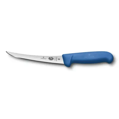 Кухонний ніж Victorinox Fibrox обвалочний 150 мм Синій (5.6612.15) Кухонний ніж Victorinox Fibrox обвалочний 150 мм Синій (5.6612.15)