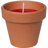 Свічка Candle pot Стандарт 10 х 11 Коричневий з бордовим (000001349)