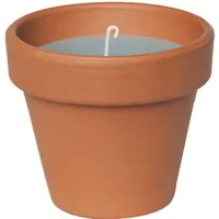 Свічка Candle pot Стандарт 10 х 11 см Коричневий із синім (000001351)