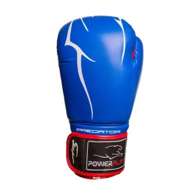 Боксерські рукавиці PowerPlay 3018 14 унцій Сині (PP_3018_14oz_Blue)