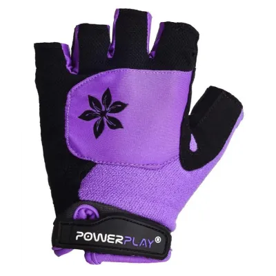 Велорукавички PowerPlay 5284 XS Фіолетові (5284_XS_Purple)