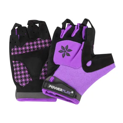 Велорукавички PowerPlay 5284 XS Фіолетові (5284_XS_Purple)