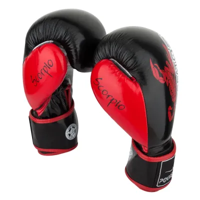 Боксерські рукавиці PowerPlay 3007 карбон 12 унцій Чорні (PP_3007_12oz_Black)