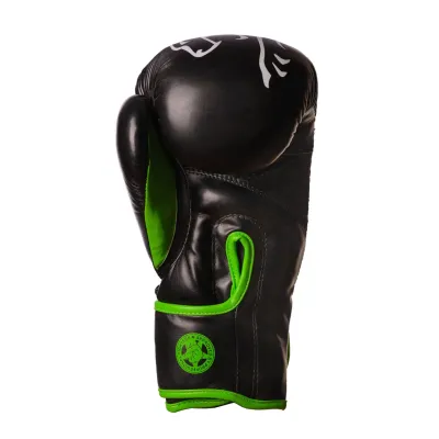 Боксерські рукавиці PowerPlay 3018 10 унцій Чорно-Зелені (PP_3018_10oz_Black/Green) Боксерські рукавиці PowerPlay 3018 10 унцій Чорно-Зелені (PP_3018_10oz_Black/Green)
