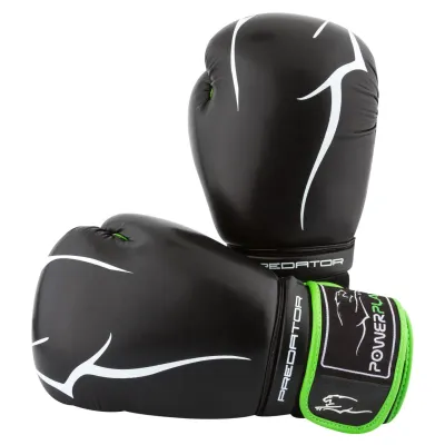 Боксерські рукавиці PowerPlay 3018 10 унцій Чорно-Зелені (PP_3018_10oz_Black/Green) Боксерські рукавиці PowerPlay 3018 10 унцій Чорно-Зелені (PP_3018_10oz_Black/Green)