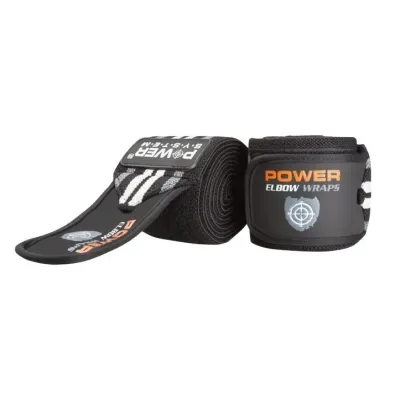 Локтевые бинты Power System Elbow Wraps PS-3600 Grey/Black