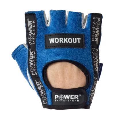 Рукавички для фітнесу та важкої атлетики Power System Workout PS-2200 XS Blue Рукавички для фітнесу та важкої атлетики Power System Workout PS-2200 XS Blue