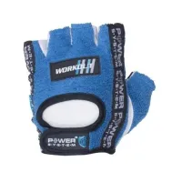 Рукавички для фітнесу та важкої атлетики Power System Workout PS-2200 XS Blue Рукавички для фітнесу та важкої атлетики Power System Workout PS-2200 XS Blue