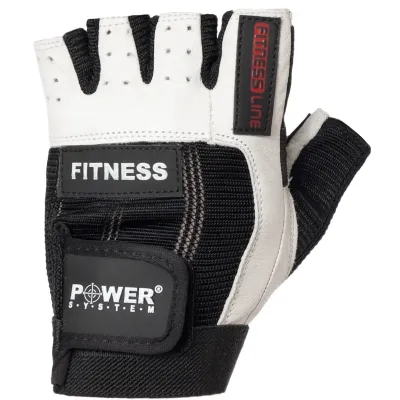 Рукавички для фітнесу Power System Fitness PS-2300 М Чорно-білий (PS-2300_M_Black-White) Рукавички для фітнесу Power System Fitness PS-2300 М Чорно-білий (PS-2300_M_Black-White)