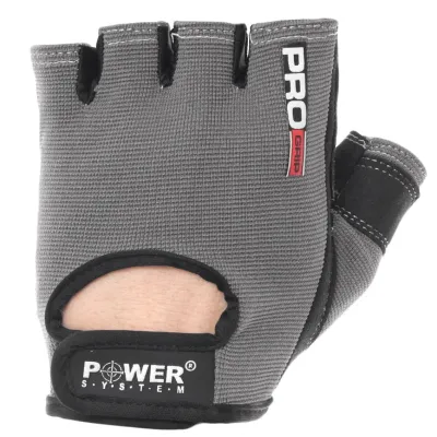 Рукавички для фітнесу та важкої атлетики Power System Pro Grip PS-2250 XL Grey Рукавички для фітнесу та важкої атлетики Power System Pro Grip PS-2250 XL Grey