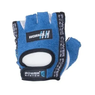 Рукавички для фітнесу та важкої атлетики Power System Workout PS-2200 S Blue Рукавички для фітнесу та важкої атлетики Power System Workout PS-2200 S Blue