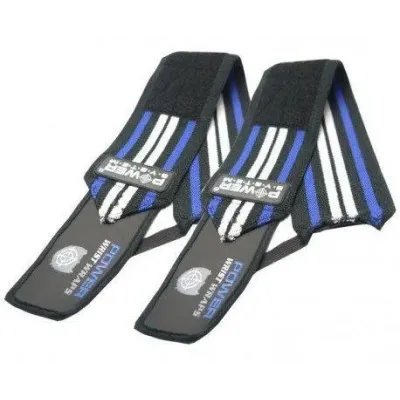 Кистові бинти Power System Wrist Wraps PS-3500 Blue/Black