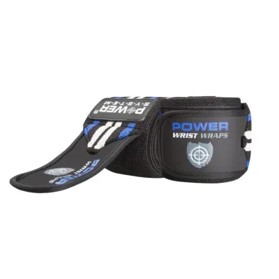 Кистевые бинты Power System Wrist Wraps PS-3500 Blue/Black