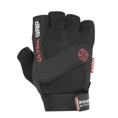 Рукавички для фітнесу та важкої атлетики Power System Ultra Grip PS-2400 S Black Рукавички для фітнесу та важкої атлетики Power System Ultra Grip PS-2400 S Black