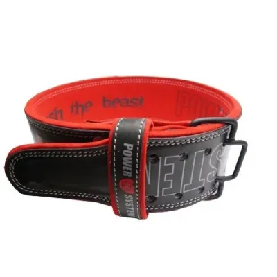 Пояс для тяжелой атлетики Power System Beast PS-3830 M Черно-красный (PS-3830_M_Black-Red)