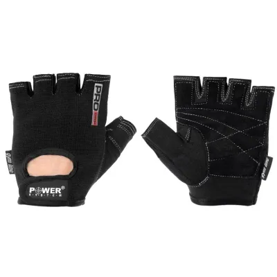 Рукавички для фітнесу та важкої атлетики Power System Pro Grip PS-2250 L Чорний (PS-2250_L_Black)