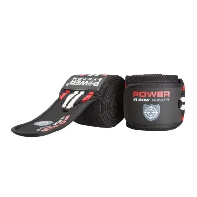 Локтевые бинты Power System Elbow Wraps PS-3600 Red/Black
