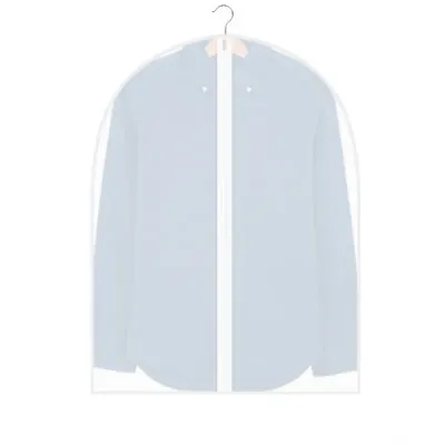 Чохол для одягу поліетиленовий No Brand Clothes Cover BHI00145 М 55 х 77 см Білий-Напівпрозорий (tau_krp40_00145) Чохол для одягу поліетиленовий No Brand Clothes Cover BHI00145 М 55 х 77 см Білий-Напівпрозорий (tau_krp40_00145)