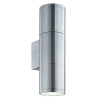 Уличный настенный светильник Ideal Lux Gun AP2 Small Alluminio (id033013) Уличный настенный светильник Ideal Lux Gun AP2 Small Alluminio (id033013)