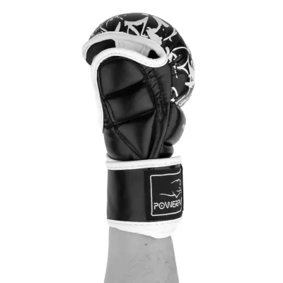 Рукавички для Karate PowerPlay 3092KRT L Чорні-Білі (PP_3092krt_L_bl/white)