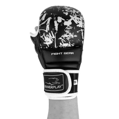Рукавички для Karate PowerPlay 3092KRT L Чорні-Білі (PP_3092krt_L_bl/white)