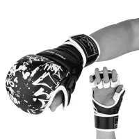 Рукавички для Karate PowerPlay 3092KRT L Чорні-Білі (PP_3092krt_L_bl/white)