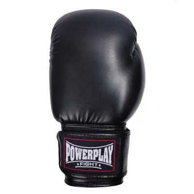 Боксерські рукавиці PowerPlay 3004 12 унцій Чорні Боксерські рукавиці PowerPlay 3004 12 унцій Чорні