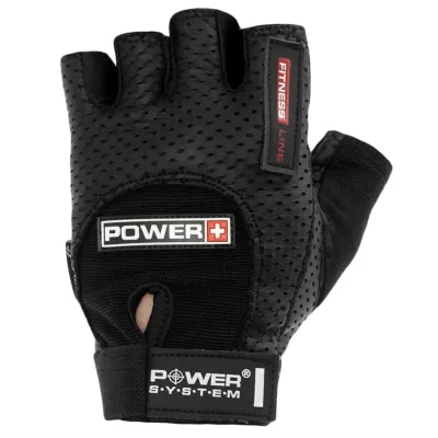 Рукавички для фітнесу та важкої атлетики Power System Power Plus PS-2500 L Black