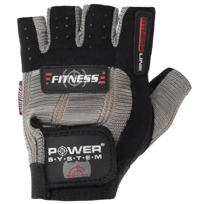 Рукавички для фітнесу Power System Fitness PS-2300 Black (PS-2300_L_Black-grey)