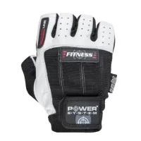 Рукавички для фітнесу Power System Fitness PS-2300 XL Чорно-білий (PS-2300_XL_Black-White)