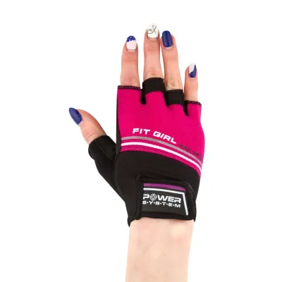 Перчатки для фитнеса и тяжелой атлетики Power System Fit Girl Evo PS-2920 XS Pink Перчатки для фитнеса и тяжелой атлетики Power System Fit Girl Evo PS-2920 XS Pink