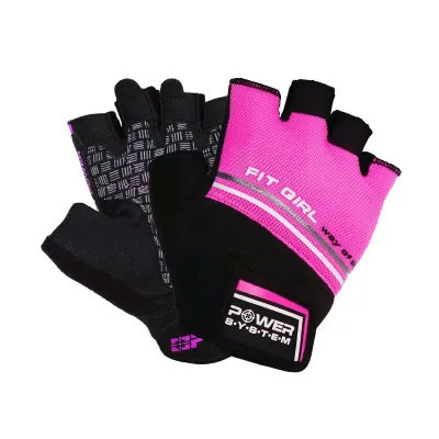 Перчатки для фитнеса и тяжелой атлетики Power System Fit Girl Evo PS-2920 XS Pink Перчатки для фитнеса и тяжелой атлетики Power System Fit Girl Evo PS-2920 XS Pink