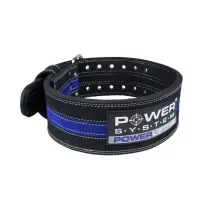 Пояс для пауерліфтингу Power System Power Lifting PS-3800 M Black/Blue Пояс для пауерліфтингу Power System Power Lifting PS-3800 M Black/Blue