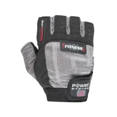 Перчатки для фитнеса и тяжелой атлетики Power System Fitness PS-2300 XS Grey/Black