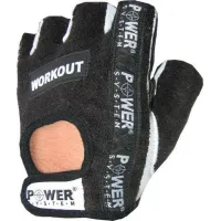 Перчатки для фитнеса и тяжелой атлетики Power System Workout PS-2200 S Black