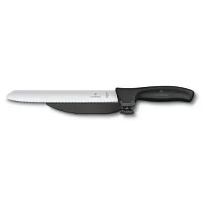 Кухонний ніж Victorinox SwissClassic DUX лезо 21 см Чорний (6.8663.21) Кухонний ніж Victorinox SwissClassic DUX лезо 21 см Чорний (6.8663.21)
