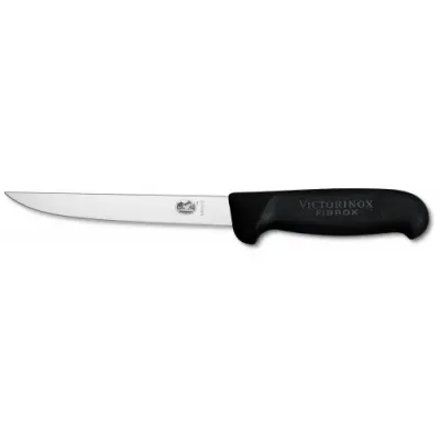 Кухонний ніж Victorinox Fibrox Boning лезо 12 см Чорний (5.6103.12) Кухонний ніж Victorinox Fibrox Boning лезо 12 см Чорний (5.6103.12)