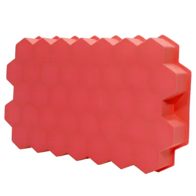 Силіконова форма для льоду CUMENSS Соти 205х120 мм Red (3474-10051)
