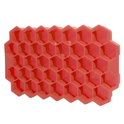 Силіконова форма для льоду CUMENSS Соти 205х120 мм Red (3474-10051) Силіконова форма для льоду CUMENSS Соти 205х120 мм Red (3474-10051)