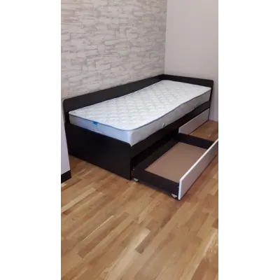 Кровать Соната Эверест 80х190 см с ящиками Венге с белым (psg_UK-6415014) Кровать Соната Эверест 80х190 см с ящиками Венге с белым (psg_UK-6415014)