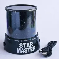 Нічник-проектор зоряного неба Star Master Чорний (OKsc1022299204) Нічник-проектор зоряного неба Star Master Чорний (OKsc1022299204)