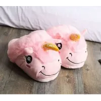 Домашні капці Slippers Єдиноріг 26-27см Рожевий (KUj122290)