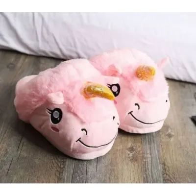 Домашние тапочки Slippers Единорог 26-27см Розовый (KUj122290)