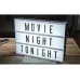 Інтер'єрний лайтбокс з літерами LightBox А4 90 літер Білий (jk123657)